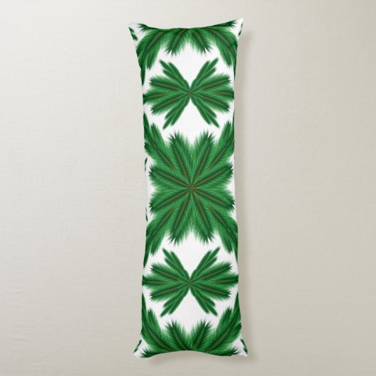 Pine Mandala Body Pillow Seitenschläferkissen (Rückseite (Vertikal))