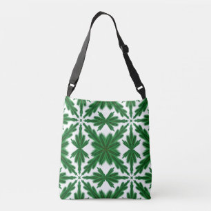 Pine Mandala Crossbody Bag (2 Größen) Tragetaschen Mit Langen Trägern