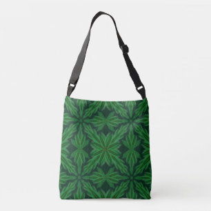 Pine Mandala Forest Crossbody Bag (2 Größe) Tragetaschen Mit Langen Trägern