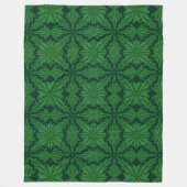 Pine Mandala Forest Fleece Blanket (3 Größen) (Vorderseite)