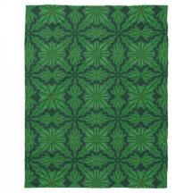 Pine Mandala Forest Fleece Blanket (3 Größen)