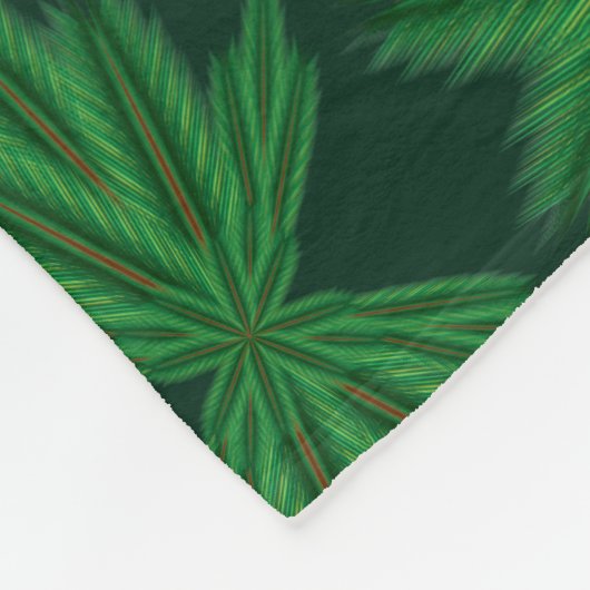 Pine Mandala Forest Fleece Blanket (3 Größen) (Ecke)