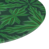 Pine Mandala Forest Glass Cutting Board Schneidebrett (Ecke)