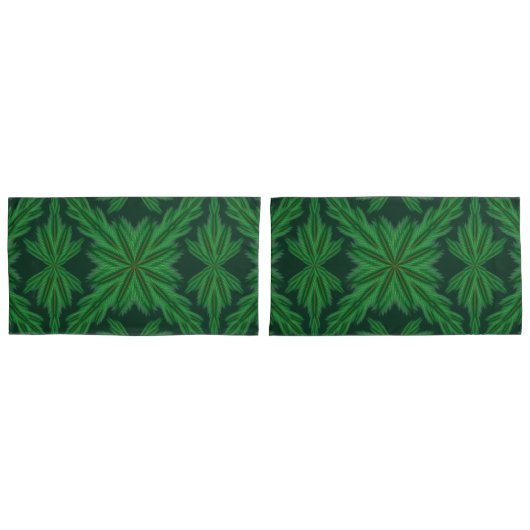 Pine Mandala Forest King Pillowcases Kissenbezug (Vorderseite-Set)