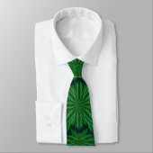 Pine Mandala Forest Neck Tie Krawatte (Gebunden)