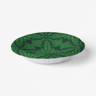 Pine Mandala Forest Paper Bowls Pappteller