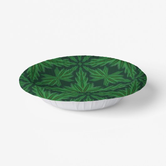 Pine Mandala Forest Paper Bowls Pappteller (Gewinkelt)