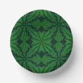 Pine Mandala Forest Paper Bowls Pappteller (Vorderseite)