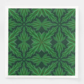 Pine Mandala Forest Paper Napkins Serviette (Vorderseite)