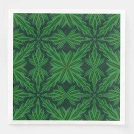 Pine Mandala Forest Paper Napkins Serviette