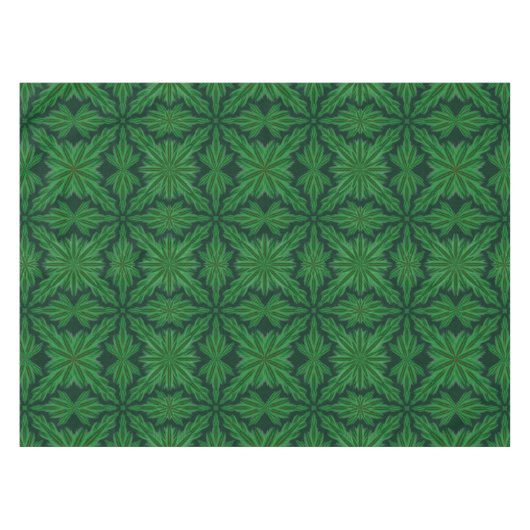 Pine Mandala Forest Tablecloth (3 Größen) Tischdecke (Vorderseite (Horizontal))