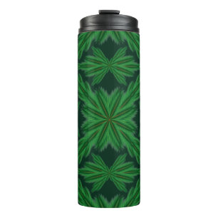 Pine Mandala Forest Thermal Travel Tumbler Thermosbecher