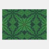 Pine Mandala Forest Wrapping Paper Geschenkpapier Set (Vorderseite 3)