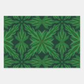 Pine Mandala Forest Wrapping Paper Geschenkpapier Set (Vorderseite 2)