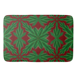 Pine Mandala Garnet Bath Mat Badematte