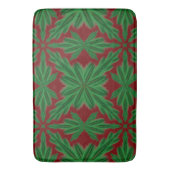 Pine Mandala Garnet Bath Mat Badematte (Vorderseite Vertikal)