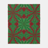 Pine Mandala Garnet Fleece Blanket (3 Größen) (Vorderseite)