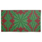 Pine Mandala Garnet King Pillowcases Kissenbezug (Vorderseite-Links)
