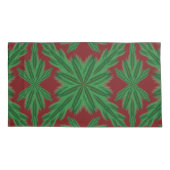 Pine Mandala Garnet King Pillowcases Kissenbezug (Rückseite-Links)