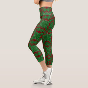 Pine Mandala Garnet Leggings Hochgebirge Capri