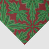 Pine Mandala Garnet Tissue Paper Seidenpapier (Ausschnitt)