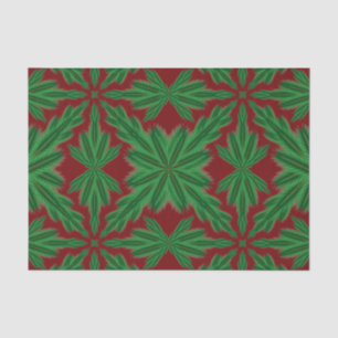 Pine Mandala Garnet Tissue Paper Seidenpapier