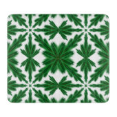 Pine Mandala Glass Cutting Board Schneidebrett (Vorderseite)
