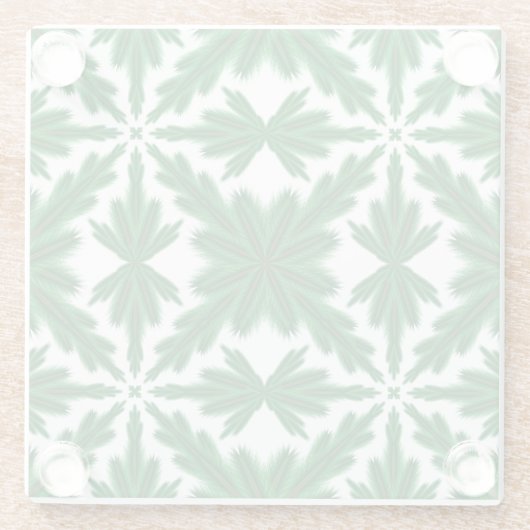 Pine Mandala Glass Untersetzer (Rückseite)