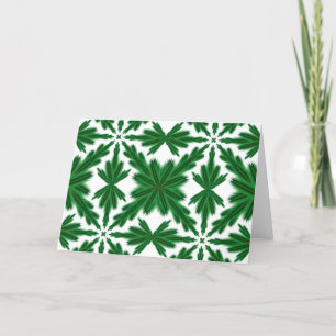 Pine Mandala Grußkarte Feiertagskarte