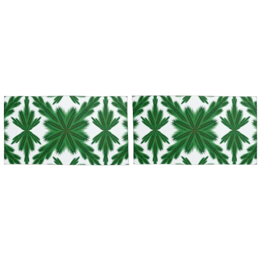 Pine Mandala King Pillowcases Kissenbezug (Rückseite-Set)