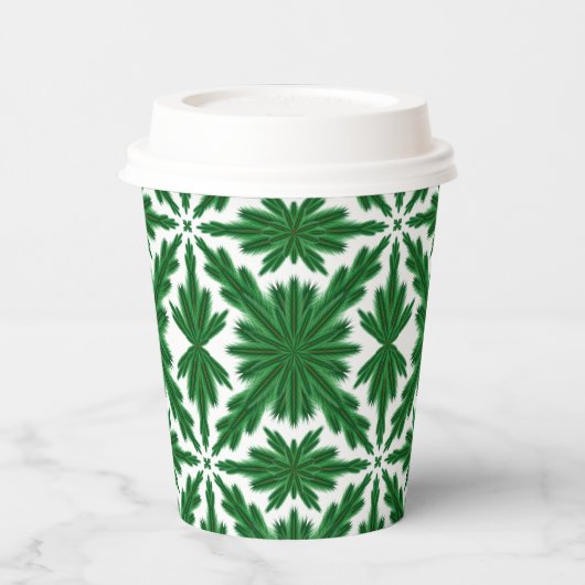 Pine Mandala Paper Cups Pappbecher (Links)