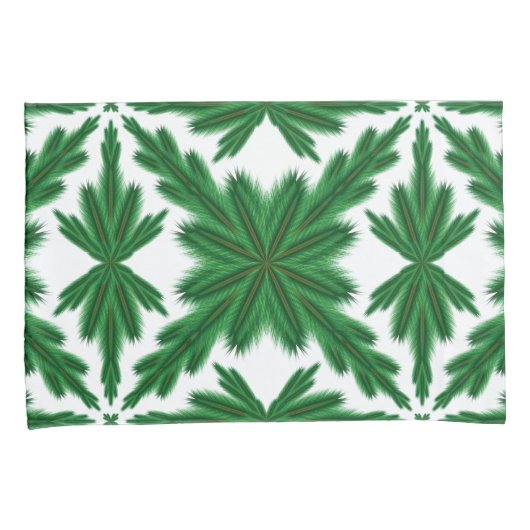 Pine Mandala Standard Pillowcases Kissenbezug (Vorderseite-Rechts)