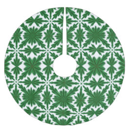 Pine Mandala Tree Skirt Polyester Weihnachtsbaumdecke