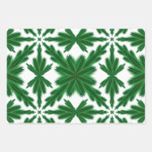 Pine Mandala Wrapping Paper Geschenkpapier Set (Vorderseite 3)