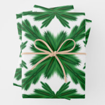 Pine Mandala Wrapping Paper
