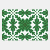 Pine Mandala Wrapping Paper Geschenkpapier Set (Vorderseite)