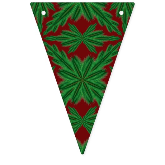 Pine Mandalases Triangle Bunting Banner (Dritte Fahne)