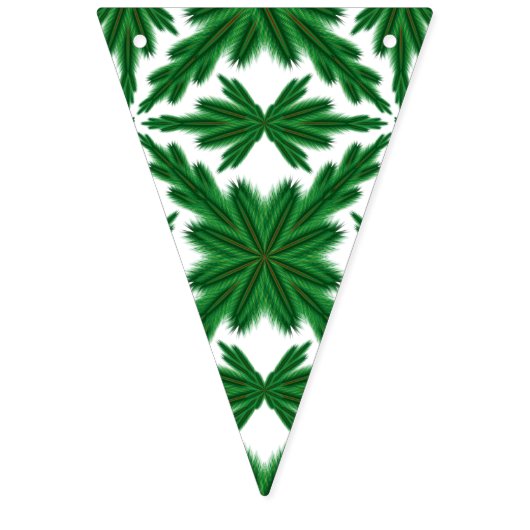 Pine Mandalases Triangle Bunting Banner (Zweite Fahne)