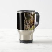 Pine Marten auf Log Reisebecher (VorderseiteRechts)