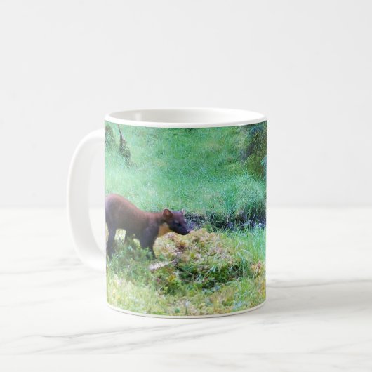 Pine Marten Date Night Tasse (Vorderseite Links)