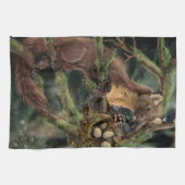 Pine Marten Geschirrtuch (Horizontal)