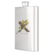 Pine Marten Herbstleaves Flachmann (Links)