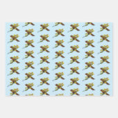 Pine Marten Herbstleaves Geschenkpapier Set (Vorderseite 3)