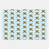 Pine Marten Herbstleaves Geschenkpapier Set (Vorderseite 2)