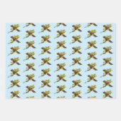 Pine Marten Herbstleaves Geschenkpapier Set (Vorderseite)