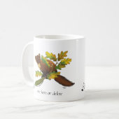 Pine Marten Herbstleaves Kaffeetasse (Vorderseite Links)