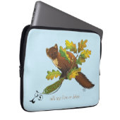 Pine Marten Herbstleaves Laptopschutzhülle (Vorne Rechts)