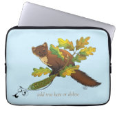 Pine Marten Herbstleaves Laptopschutzhülle (Vorderseite)