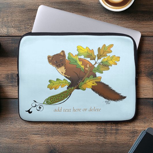 Pine Marten Herbstleaves Laptopschutzhülle