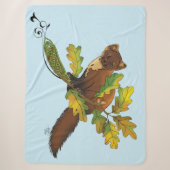 Pine Marten Herbstleaves Sherpadecke (Vorderseite)
